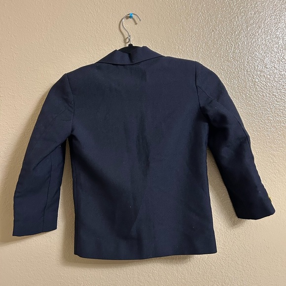 Savane Kids Navy double breasted Blazer with Gold Buttons size 7 - Picture 2 of 4